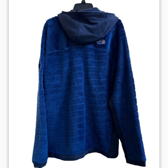 The North Face Men Summit Series Blue Fuzzy Fleece Full Zip Jacket - Size XL - Picture 4 of 12